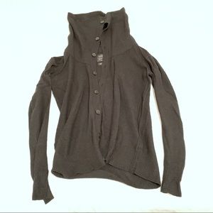 Funnel Neck Cardigan